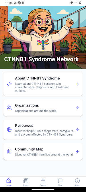 CTNNB1 Syndrome Network Screenshot 0
