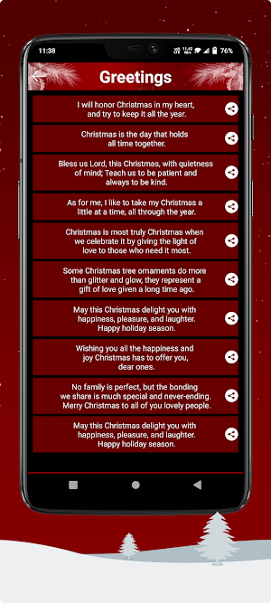 Christmas Greeting Card & Wishes - Merry Christmas Screenshot 3