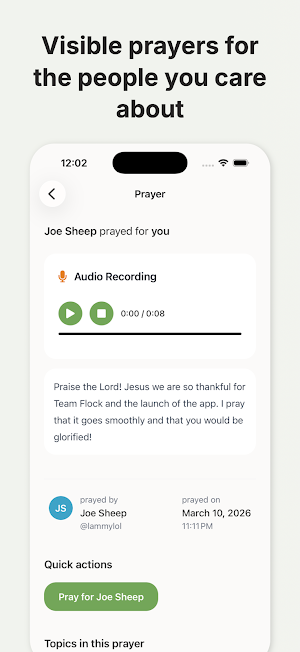 Flock - Pray with Friends Screenshot 1