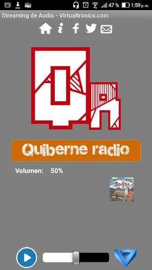 Quiberne Radio Screenshot 0