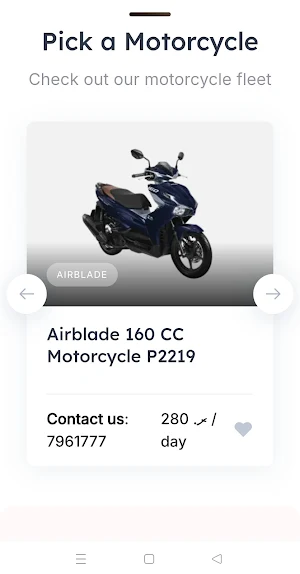Hire Motorcycle Screenshot 3