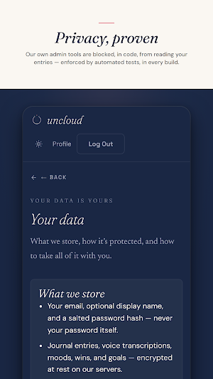 Uncloud: Think Out Loud Screenshot 2