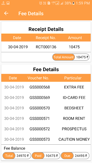 GODAWARI SEWA SADAN - Student App Screenshot 3
