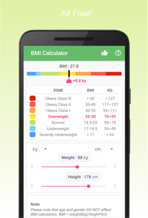 BMI Calculator Screenshot 2