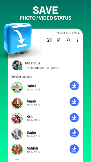 Video Status Saver: Status app Screenshot 1