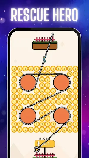 Rescue Hero Rope Puzzle Master Screenshot 0