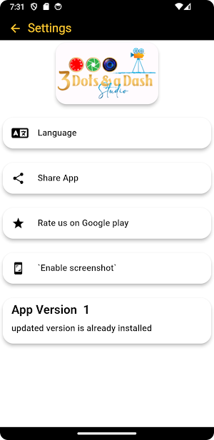 3 Dots and a Dash Studio Screenshot 2