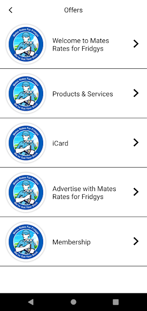 Mates Rates for Fridgys Screenshot 2