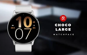 Choco Large Watch Face Screenshot 0
