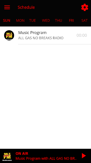 ALL GAS NO BREAKS RADIO Screenshot 1