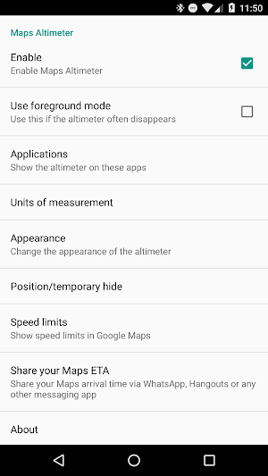 Maps Altimeter Screenshot 1