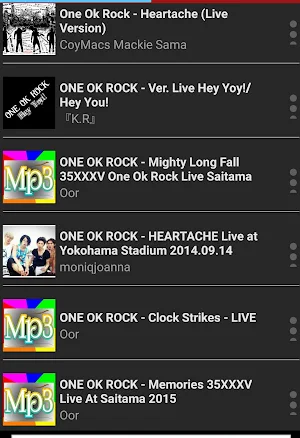 One ok rock musick players Screenshot 2