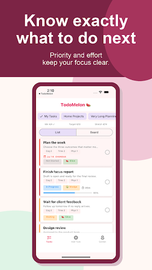 TodoMelon: Gamified Tasks Screenshot 1