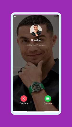 Fake Call with Ronaldo Screenshot 3
