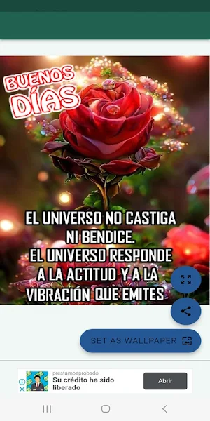 Saludos y frases motivadoras Screenshot 1