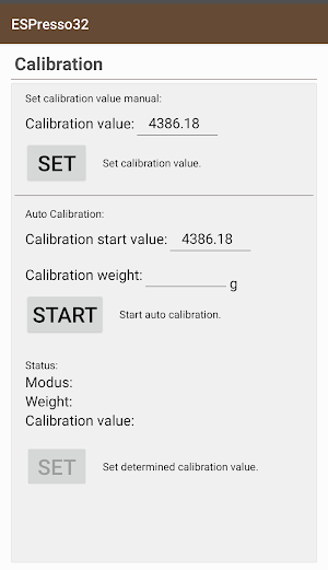 ESPresso32 Screenshot 2