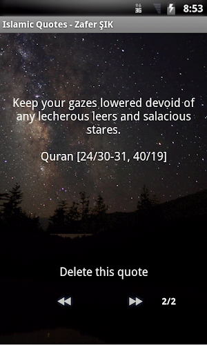 Islamic Quotes Screenshot 2