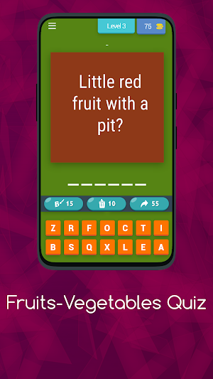 Fun Facts: Fruits & Veg Quiz screenshot 1