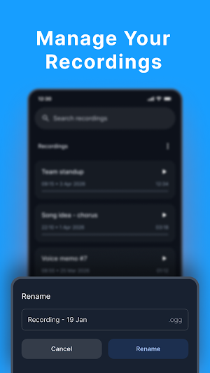 Voice Recorder and Voice Memos Screenshot 3