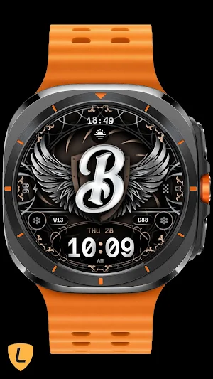 Alphabet Watch Face 096 Screenshot 0