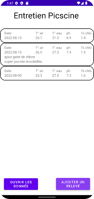 Entretien Piscine Screenshot 1