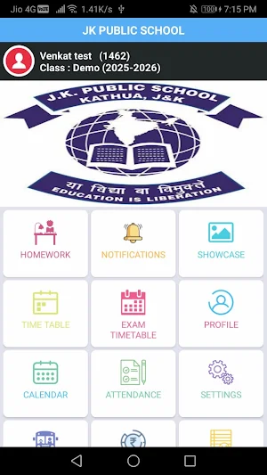 JK Public School Screenshot 1