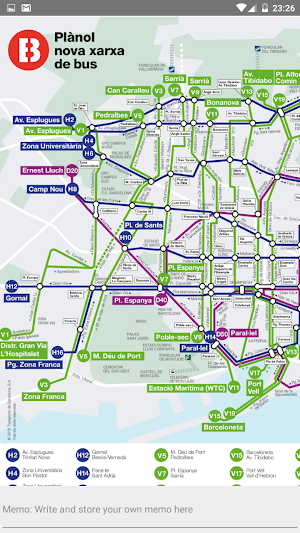 BARCELONA BUS MAP OFFLINE Screenshot 3
