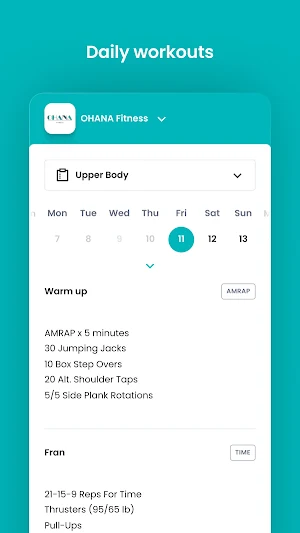 OHANA Fitness Screenshot 3