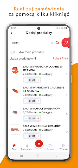 B2B Spec Food Service Screenshot 3