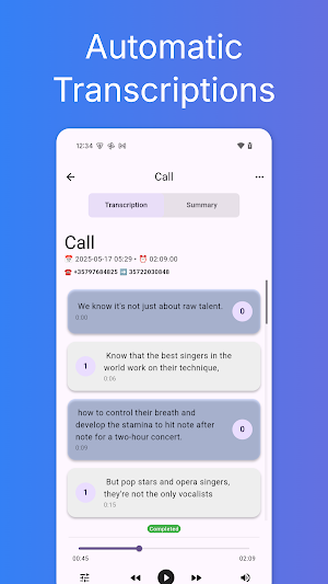 Recostar: Call Recorder + AI Screenshot 1