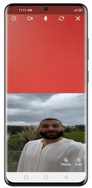 Karim benzema video call Screenshot 3