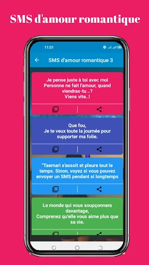 SMS d'amour romantique 2024 Screenshot 3