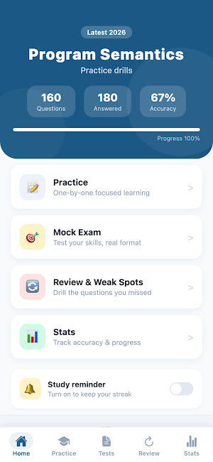 Program Semantics: Practice Screenshot 0