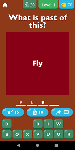 Guess The Past Tense Game Screenshot 0
