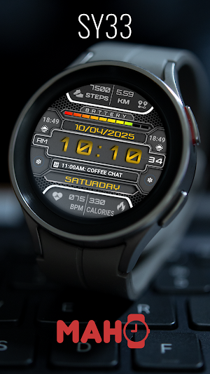 SY33 Watch Face for Wear OS Screenshot 3
