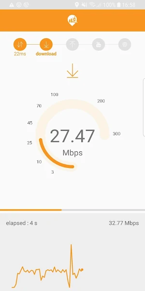 Mobile Network Quality Test Screenshot 1