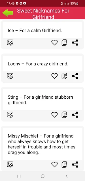 Nickname For Girlfriend Screenshot 1