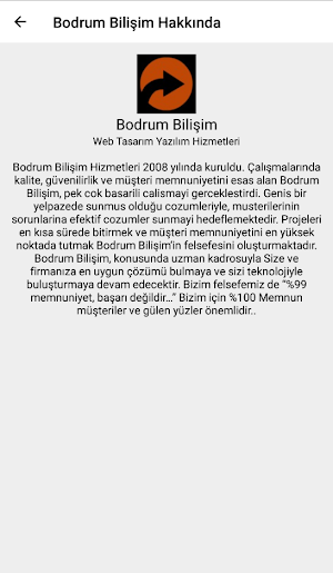 Bodrum Bilişim Web Tasarım Yaz Screenshot 1