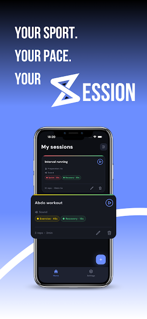 Session - HIIT Interval Timer Screenshot 0