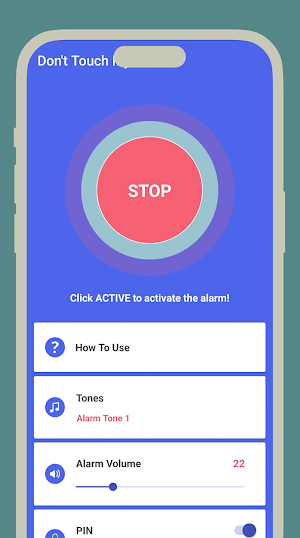 Dont Touch My Phone - Alarm Screenshot 2