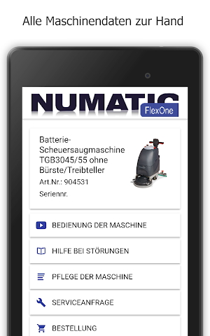 Numatic FlexOne Screenshot 1