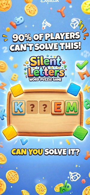 Silent Letters - Word Game Screenshot 0