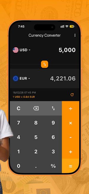 Currency Rates Converter Live Screenshot 1