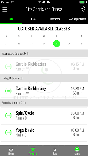 Elite All Sports and Fitness Screenshot 1