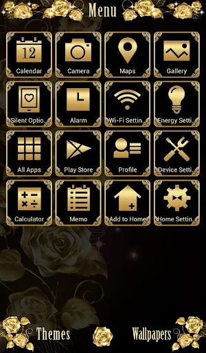 Golden Roses Theme Screenshot 1