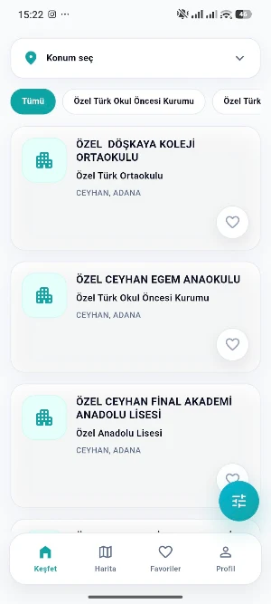 Syna - Okul Bulma Rehberi Screenshot 1