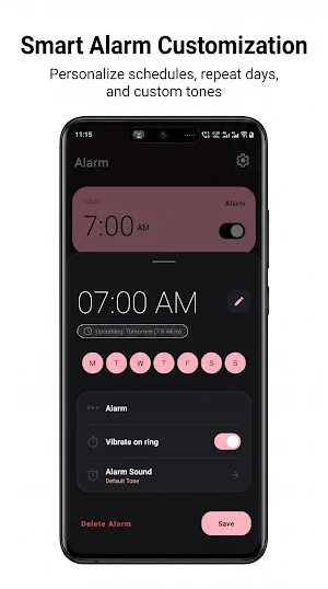 Vecto Clock – Alarm & Timer Screenshot 1