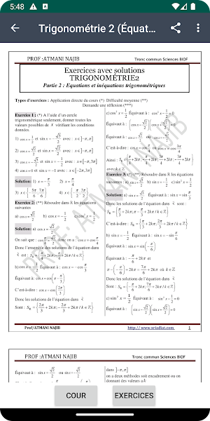 Math tronc commun Biof Screenshot 3