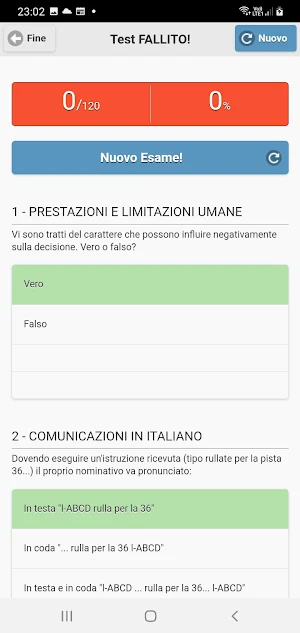 Quiz PPL(A) Italiano Screenshot 1