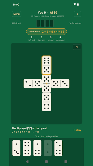 All Fives & Draw Dominoes Screenshot 1